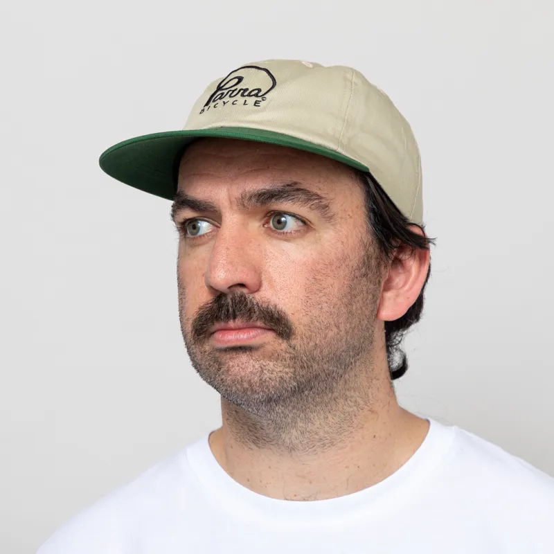By Parra Bicycle Logo 6 Panel Hat Green