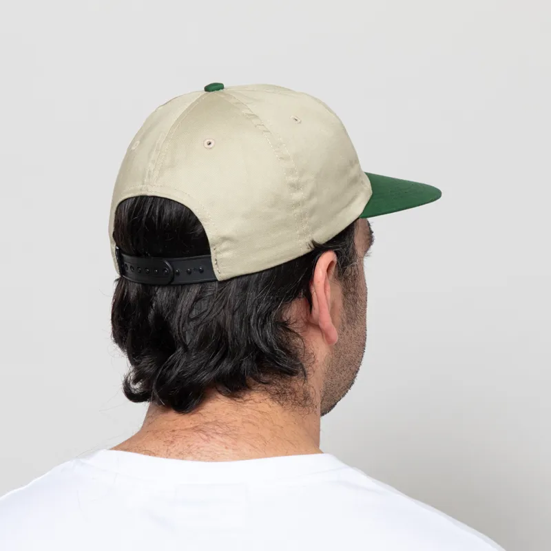 By Parra Bicycle Logo 6 Panel Hat Green-4