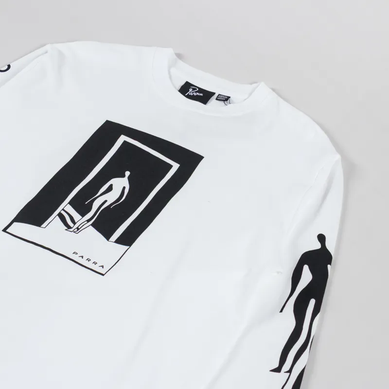 By Parra The Hotel Long Sleeve T Shirt White-3