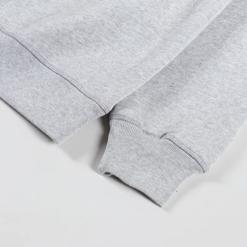 By Parra Legs Logo Crewneck Sweatshirt Heather Grey-6