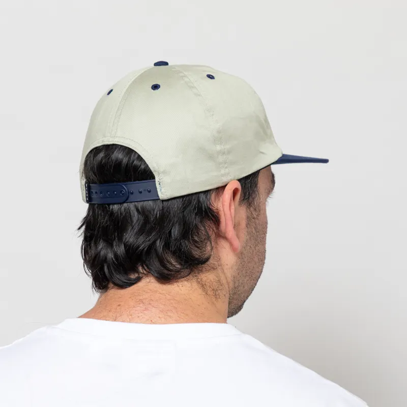 By Parra Legs Logo 5 Panel Hat Off White-2