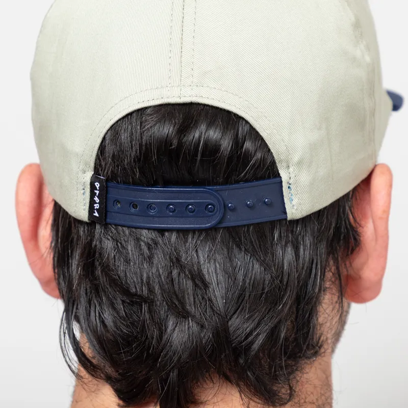 By Parra Legs Logo 5 Panel Hat Off White-4