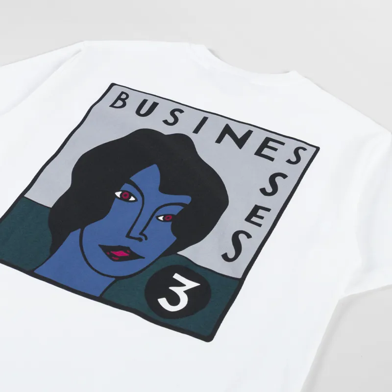 By Parra Nothing Please T Shirt White-2