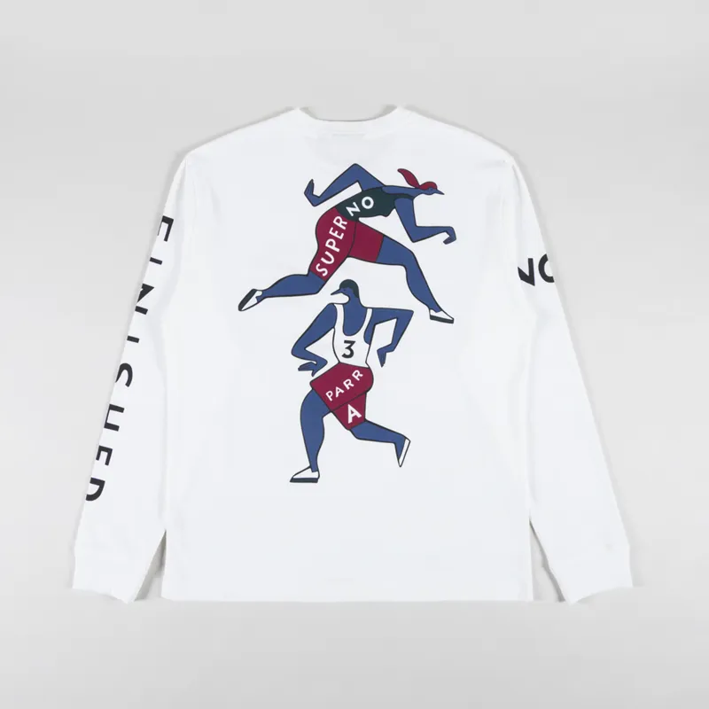 By Parra Not Finished Long Sleeve T Shirt White