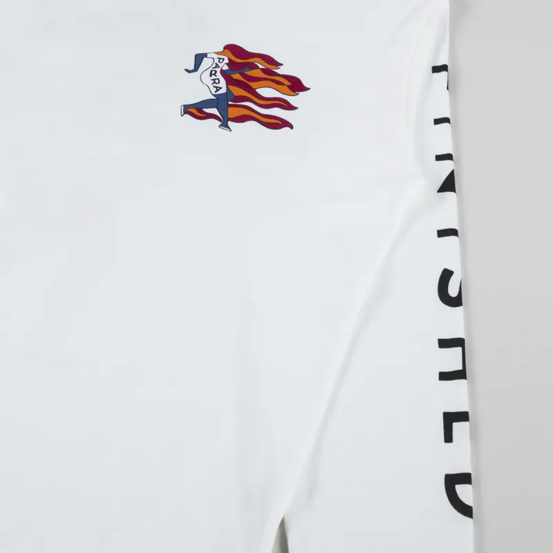 By Parra Not Finished Long Sleeve T Shirt White-5