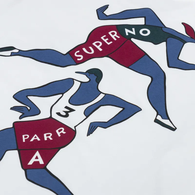 By Parra Not Finished Long Sleeve T Shirt White-4