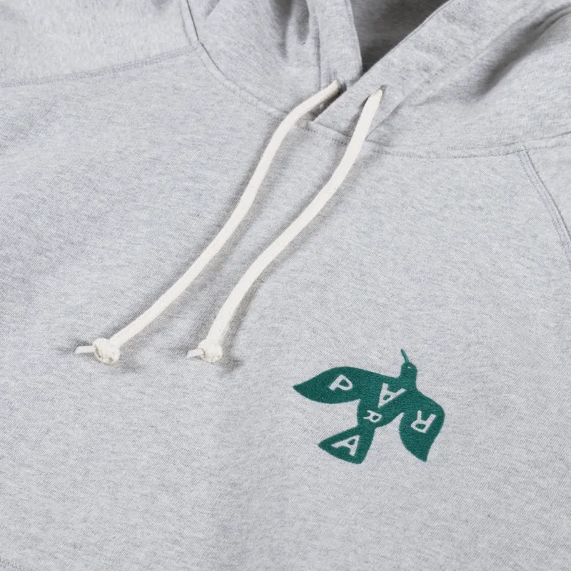 By Parra Crow Logo Hoodie Heather Grey-4