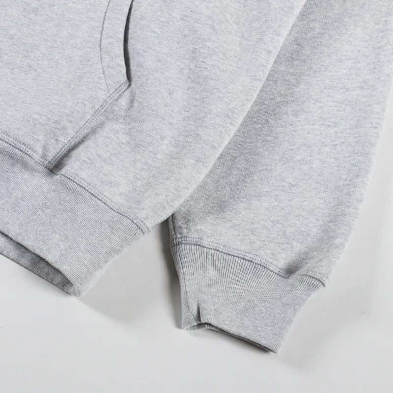 By Parra Crow Logo Hoodie Heather Grey-6