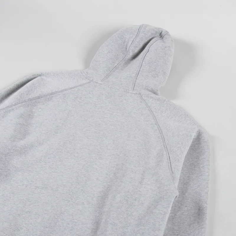 By Parra Crow Logo Hoodie Heather Grey-3
