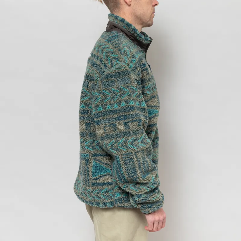 thisisneverthat SP Sherpa Fleece Jacket Olive-4