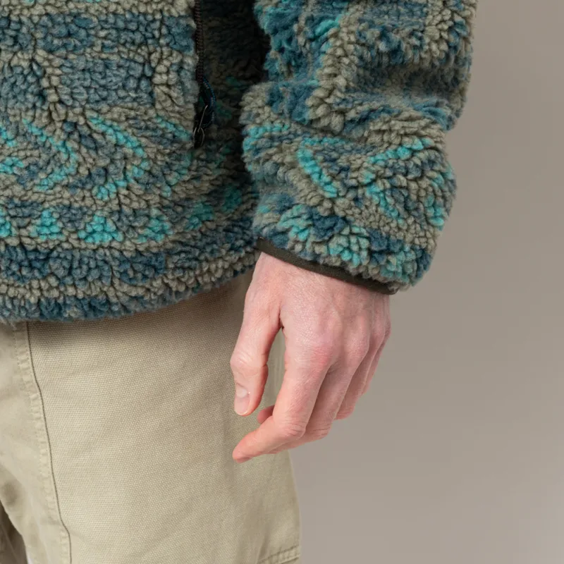 thisisneverthat SP Sherpa Fleece Jacket Olive-9