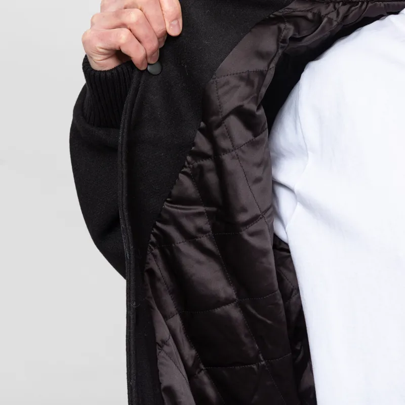 By Parra Not Movie Quality Varsity Jacket Black-9