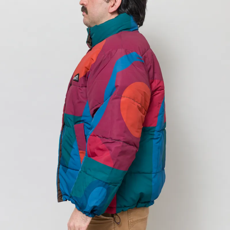 By Parra Protect The Sun Reversible Puffer Jacket Brown-3
