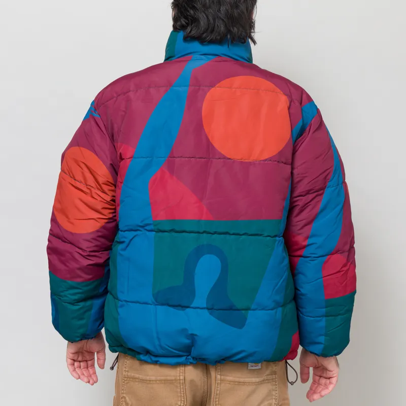 By Parra Protect The Sun Reversible Puffer Jacket Brown-4