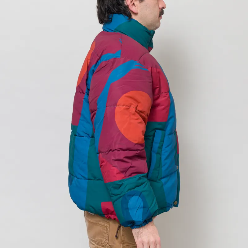 By Parra Protect The Sun Reversible Puffer Jacket Brown-6
