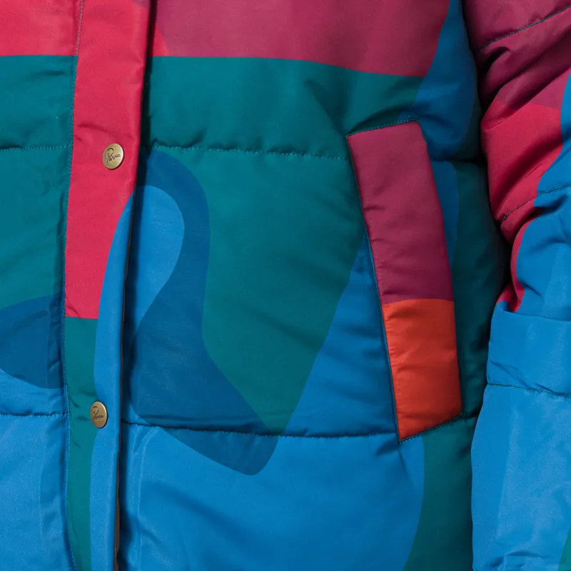 By Parra Protect The Sun Reversible Puffer Jacket Brown-13