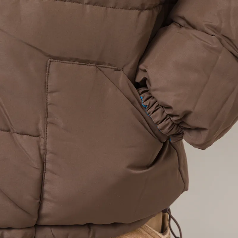 By Parra Protect The Sun Reversible Puffer Jacket Brown-12