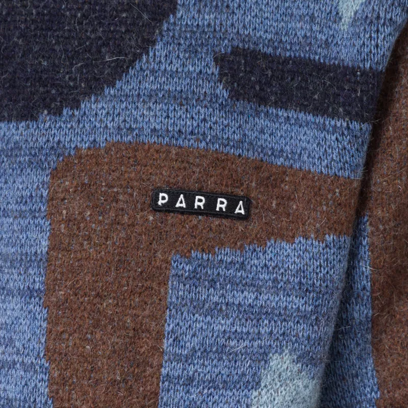 By Parra Detached Knitting Pullover Blue-7