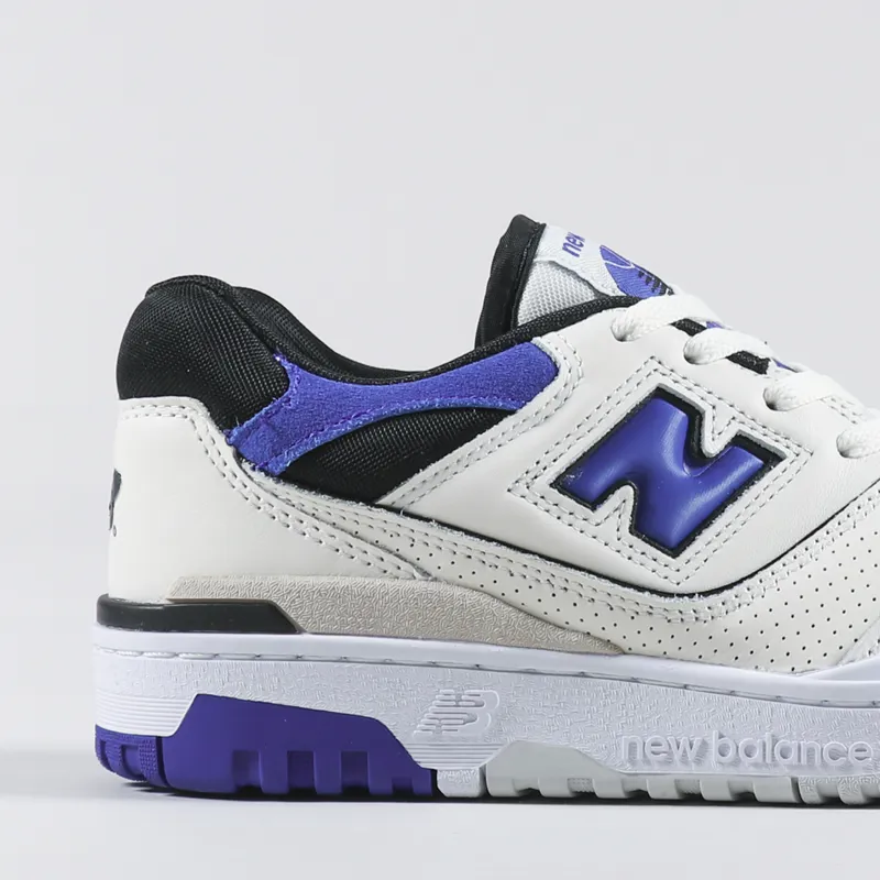 New Balance 550 Shoes Sea Salt Team Royal Black-5