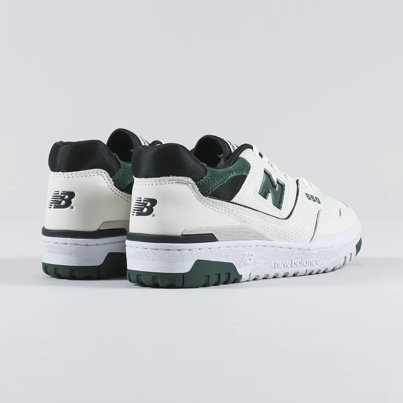 New Balance 550 Shoes Beige Nightwatch Green Black-3
