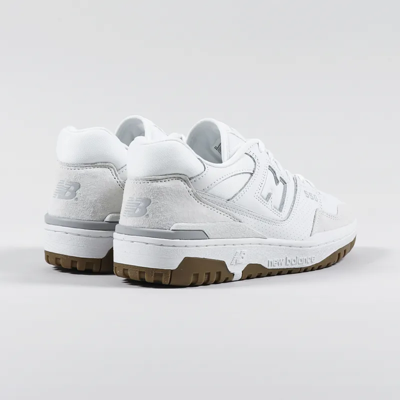 New Balance 550 Shoes White Gum-3