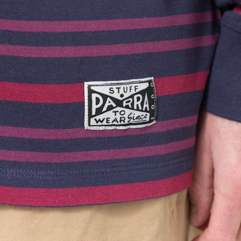 By Parra 1992 Long Sleeve T Shirt Purple-5