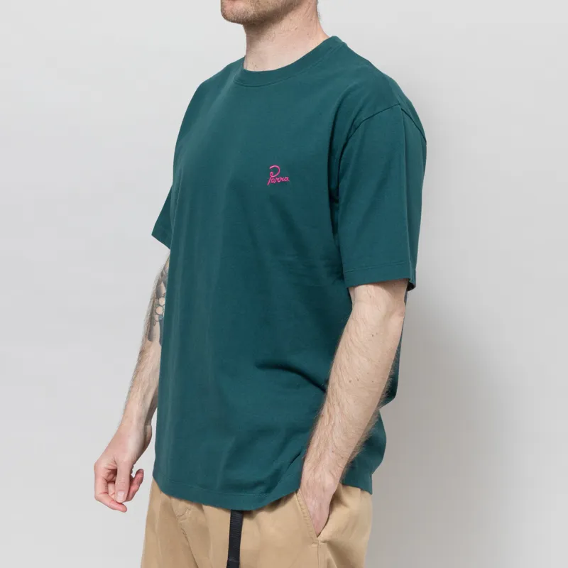 By Parra Signature T Shirt Dark Green-1