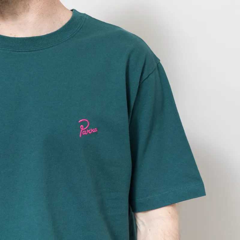 By Parra Signature T Shirt Dark Green-4