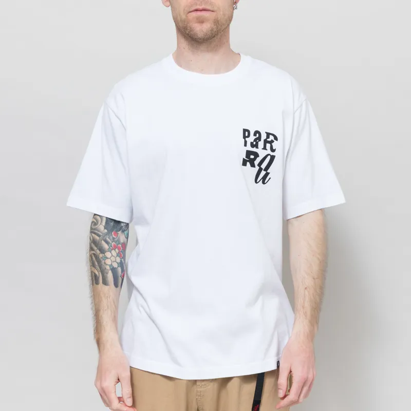 By Parra Why Are You Here T Shirt White-2