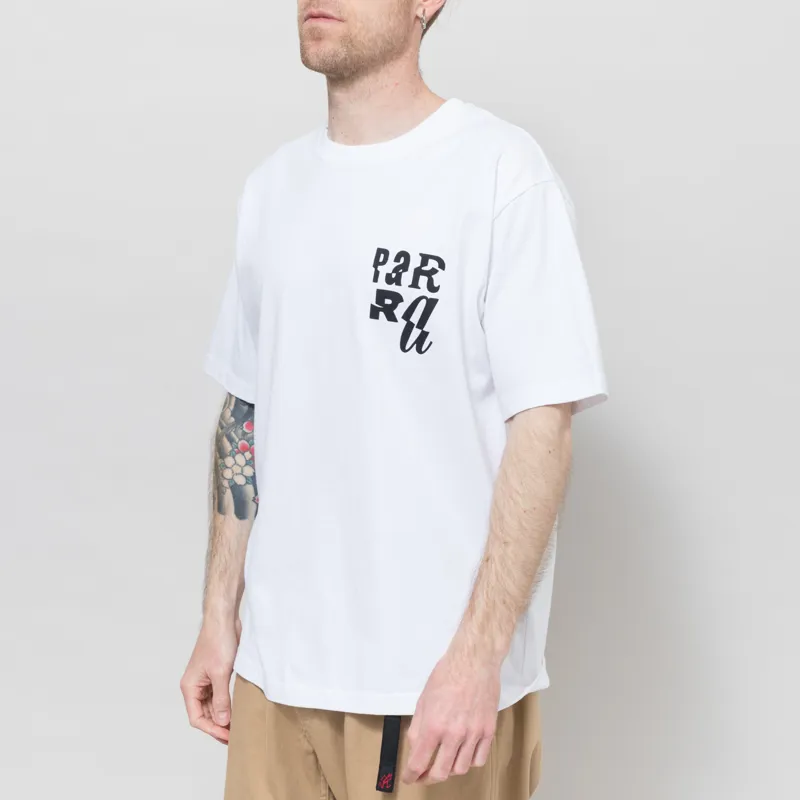 By Parra Why Are You Here T Shirt White-1