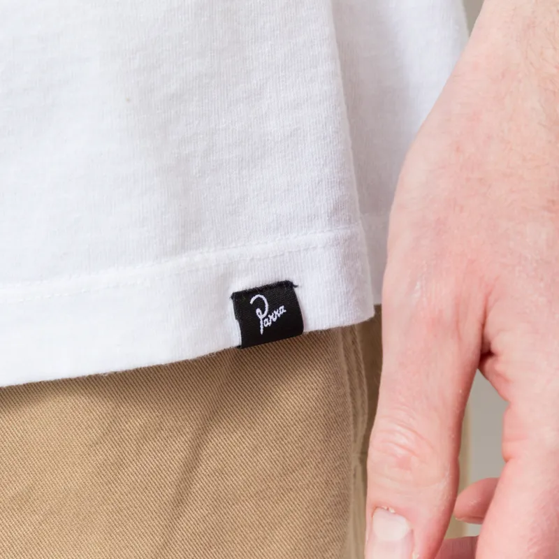 By Parra Why Are You Here T Shirt White-5