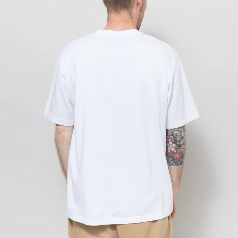 By Parra Reading The Square T Shirt White-2