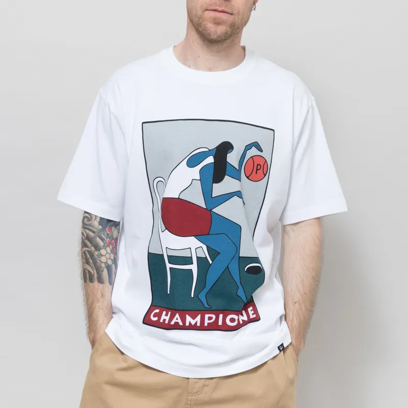 By Parra Champione T Shirt White