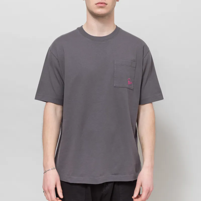 By Parra Signature Pocket T Shirt Grey