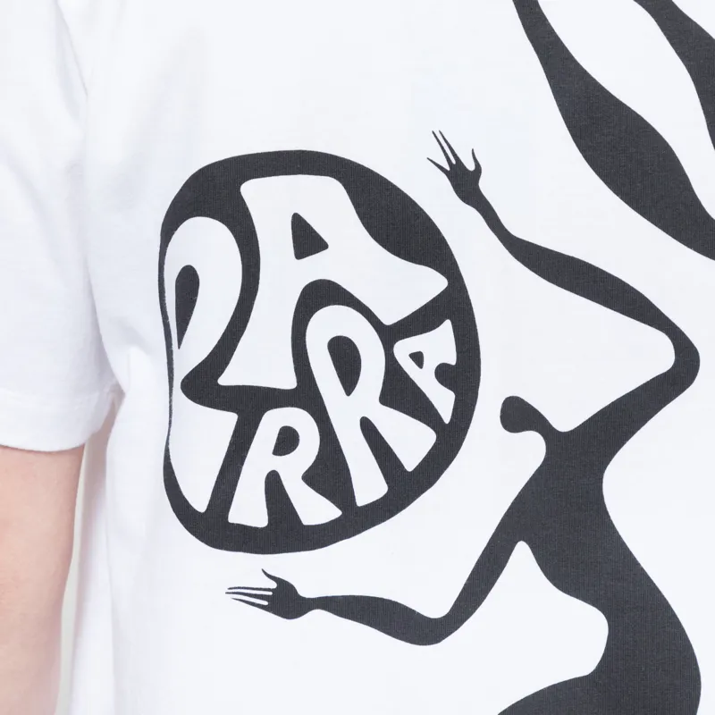 By Parra Play Ball T Shirt White-3