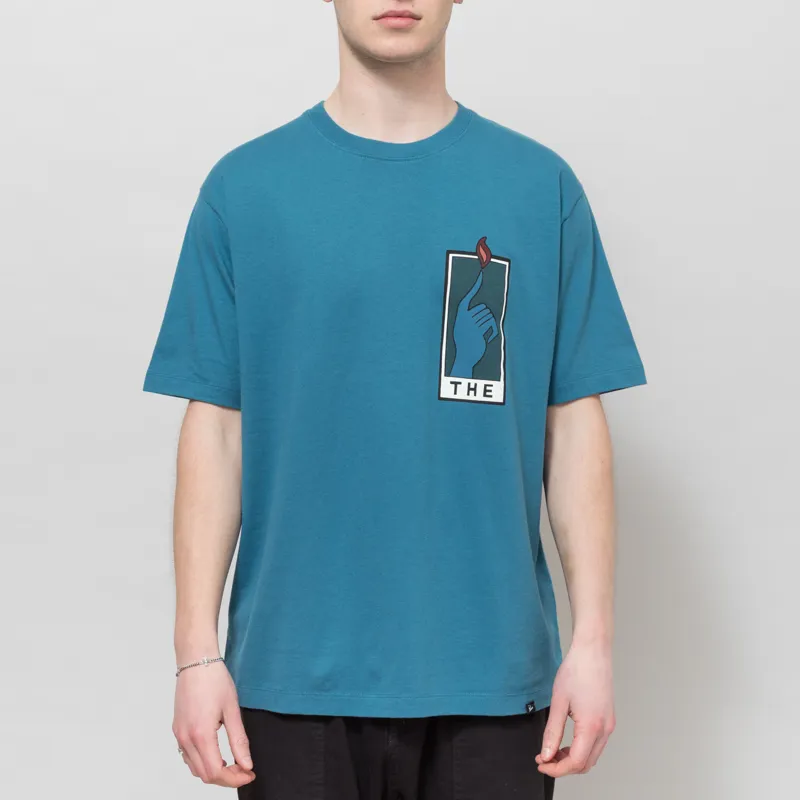 By Parra Hands of Time T Shirt Blue-1