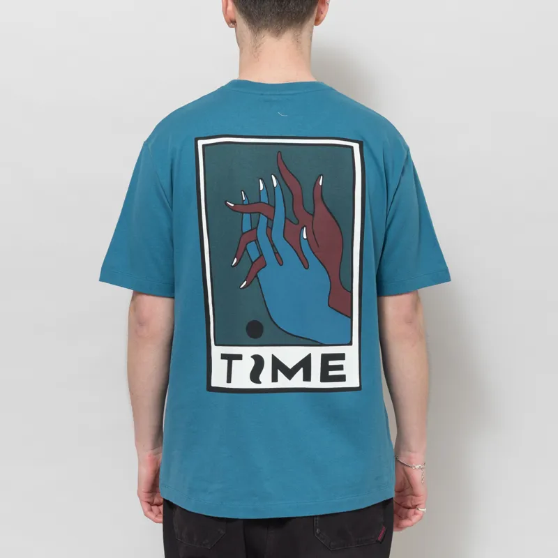 By Parra Hands of Time T Shirt Blue