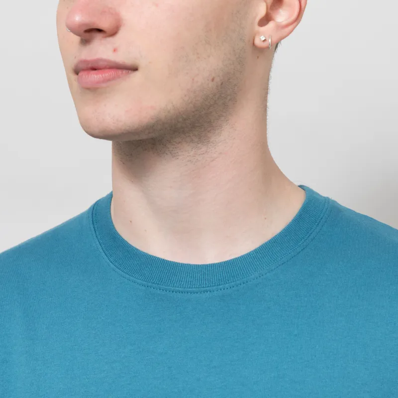 By Parra Hands of Time T Shirt Blue-2