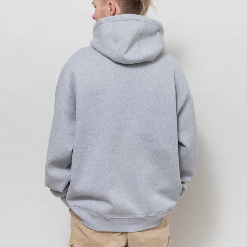 By Parra Gapped Hooded Sweatshirt Grey-2