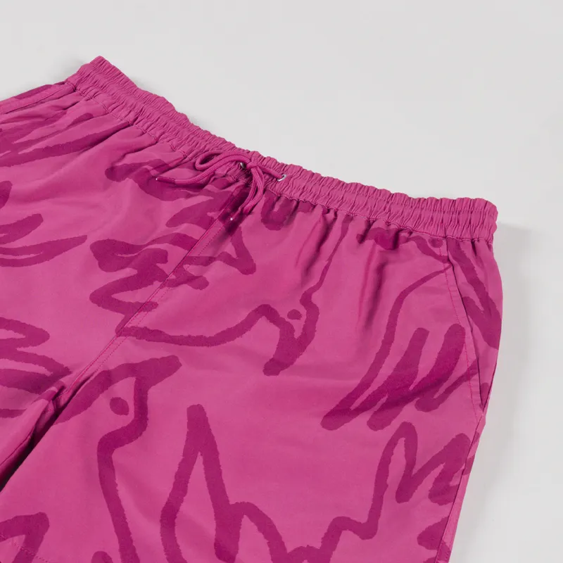 By Parra Birds Fly Swim Shorts Purple Pink-2