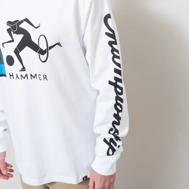 By Parra Divine Hammer Long Sleeve T Shirt White-7