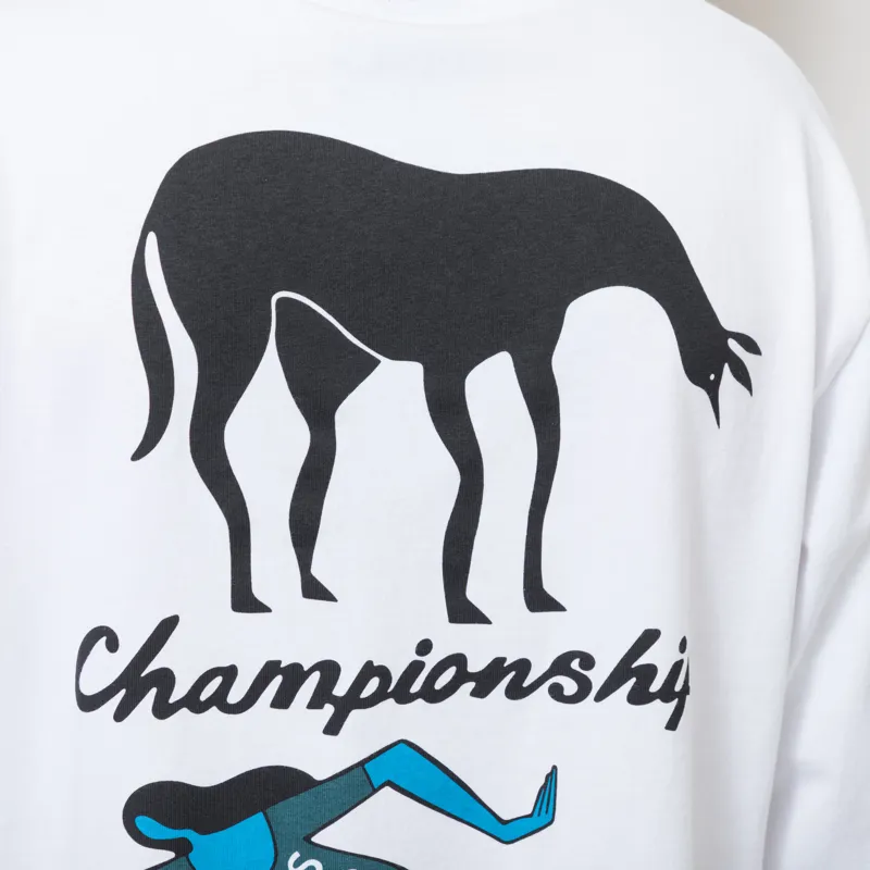 By Parra Divine Hammer Long Sleeve T Shirt White-5