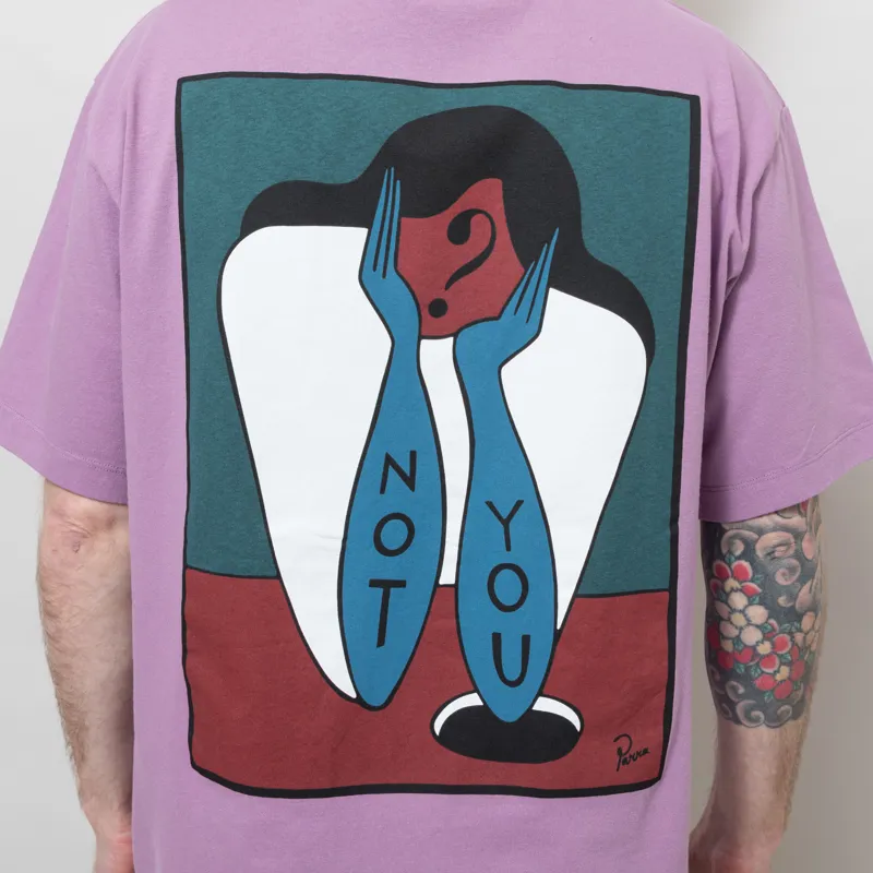 By Parra Not You T Shirt Purple-4