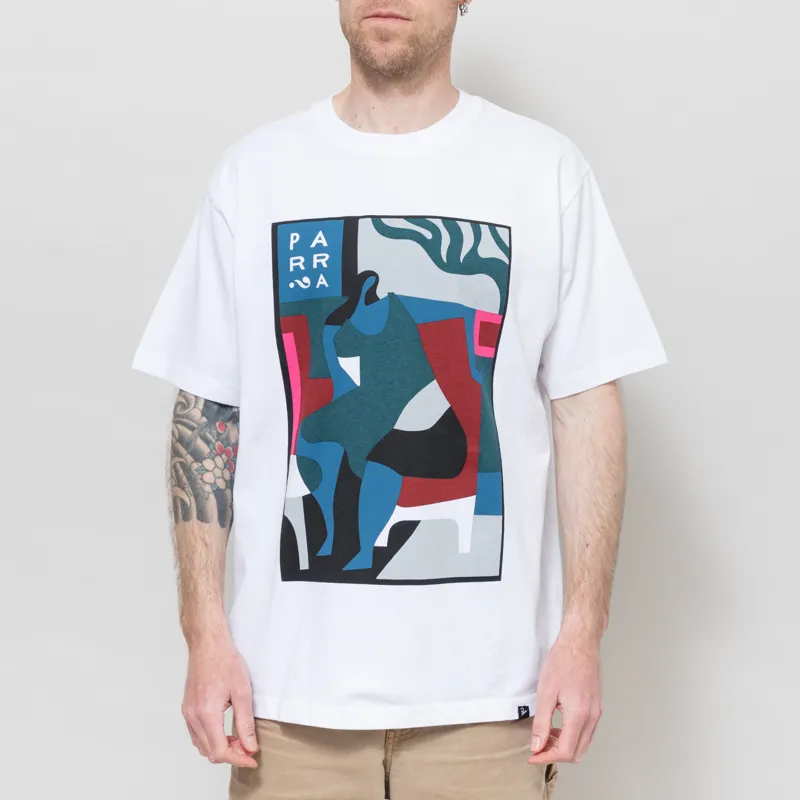 By Parra Leaving Now T Shirt White
