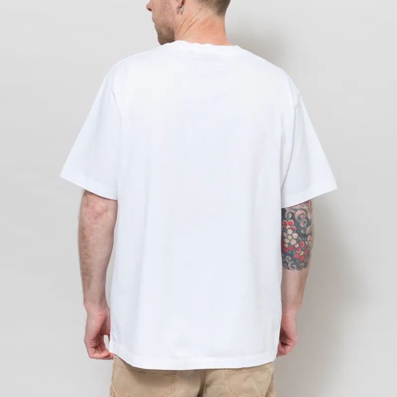 By Parra Leaving Now T Shirt White-2