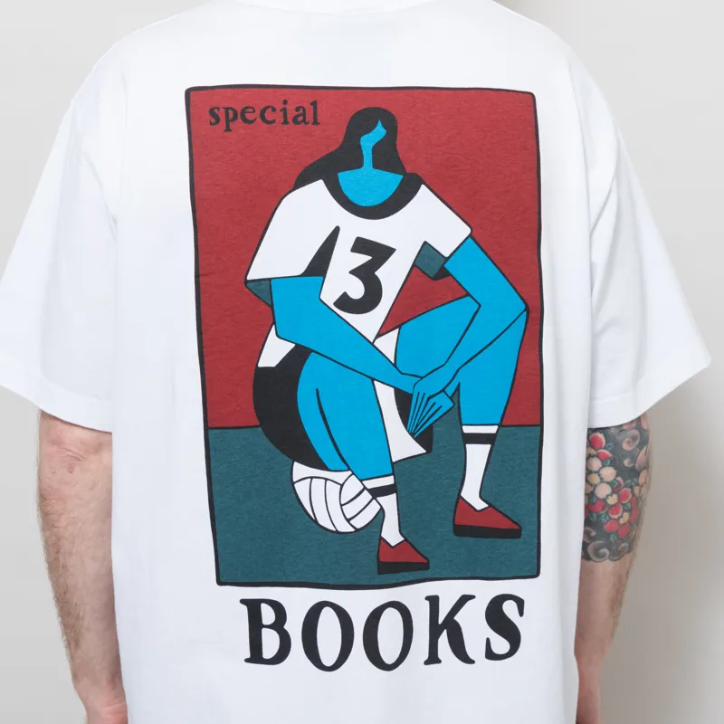 By Parra Special Books T Shirt White-4