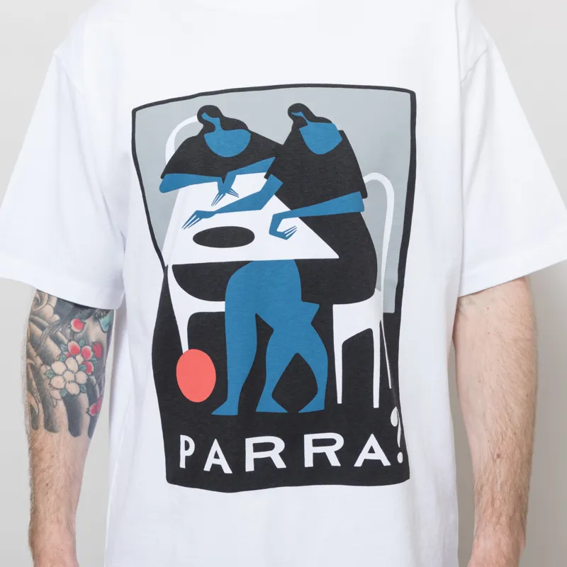 By Parra What Is This T Shirt White-4