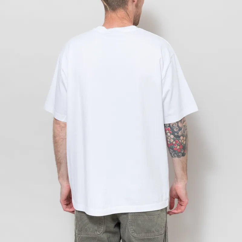 By Parra Ping Ponged T Shirt White-2
