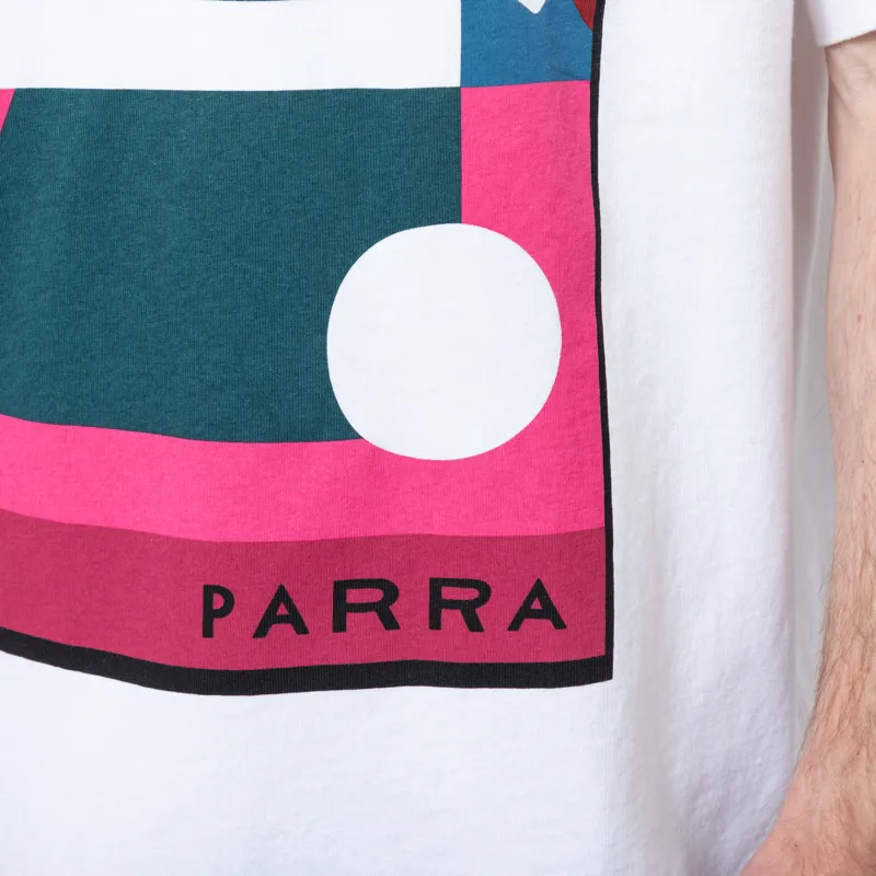 By Parra Ping Ponged T Shirt White-5