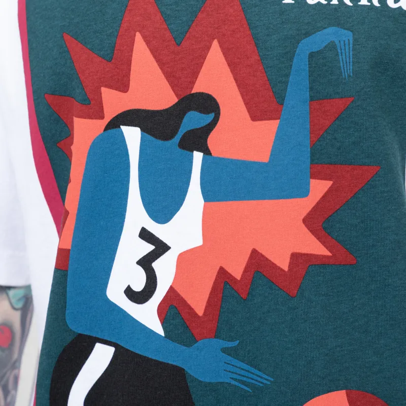 By Parra Basketball T Shirt White-5